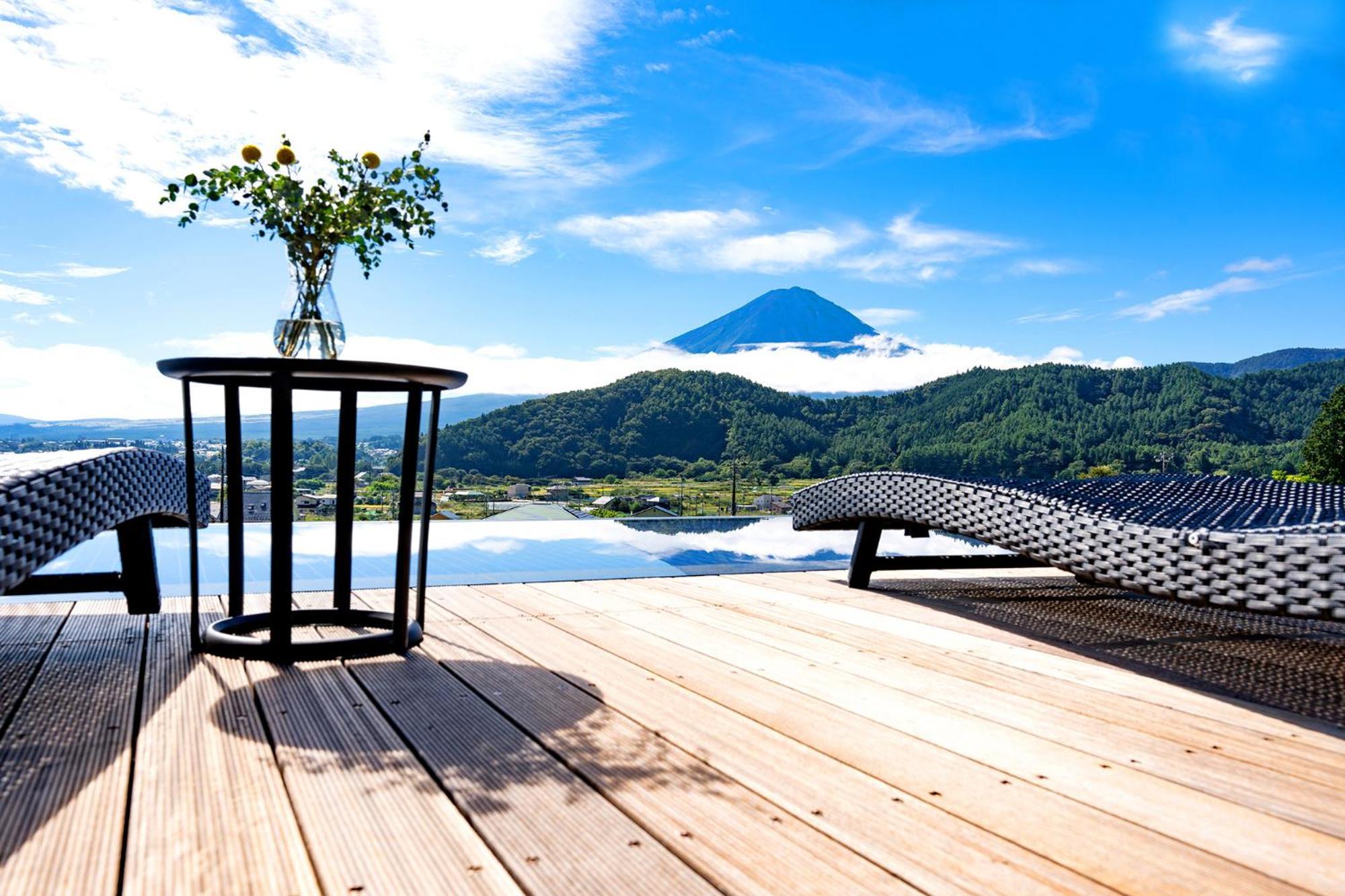 Fuji View And Spa Resort Tsumugi Kawaguchiko 富士河口湖町 エクステリア 写真